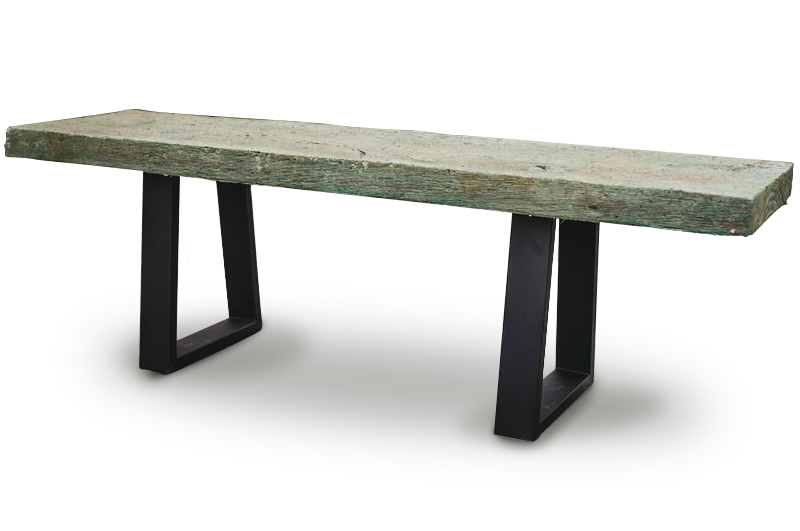 concrete bench